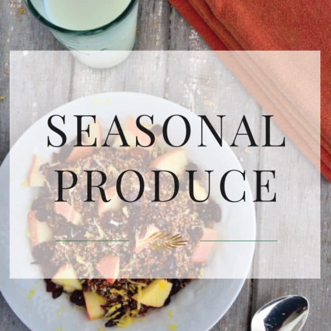 Seasonal Produce Chart