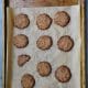 Gluten-free breakfast cookies on a baking sheet.
