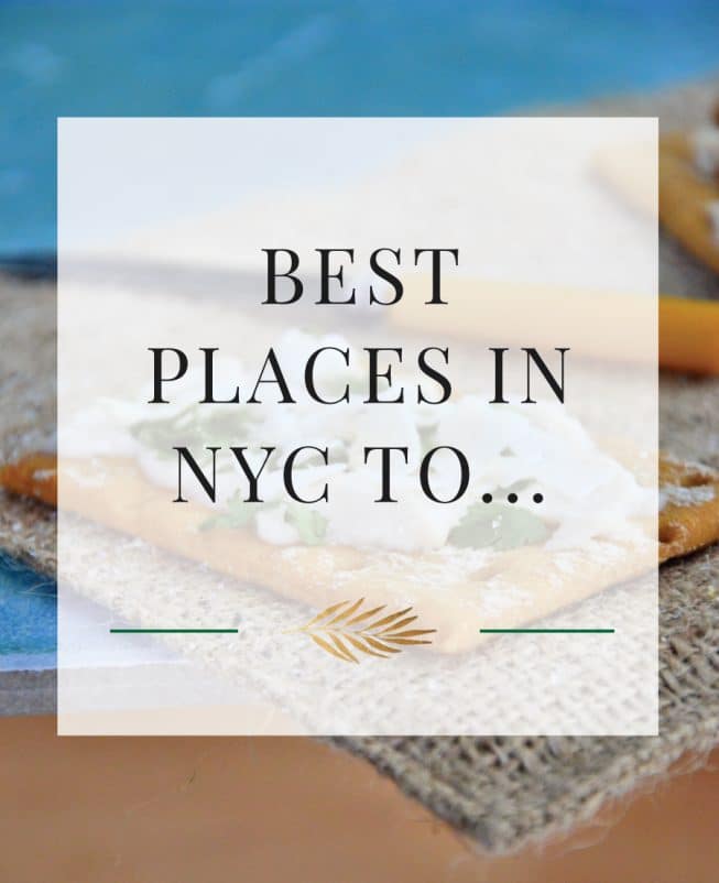 Best Places in NYC To...