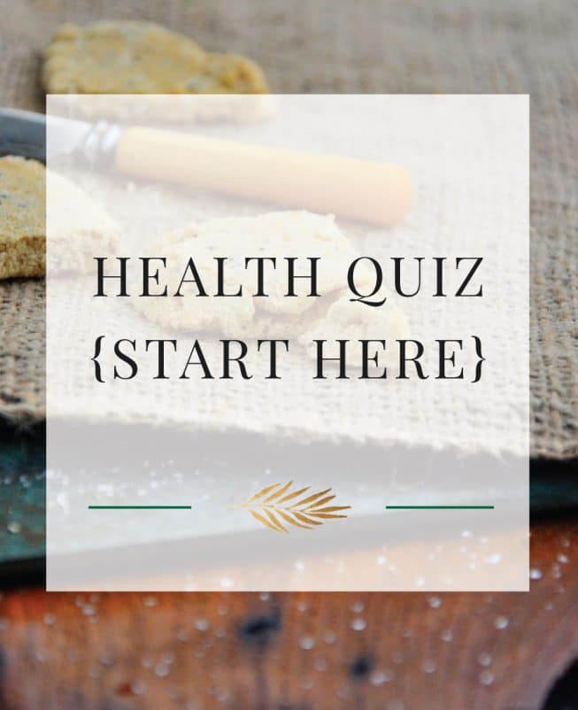 Health Quiz {Start HERE}