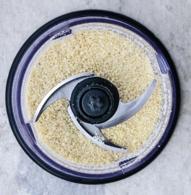 Homemade almond flour all done!