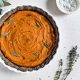 Honeynut Squash Tart Recipe with hazelnut flour crust and sage and fresh thyme