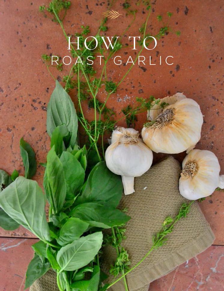 how to roast garlic without tin foil