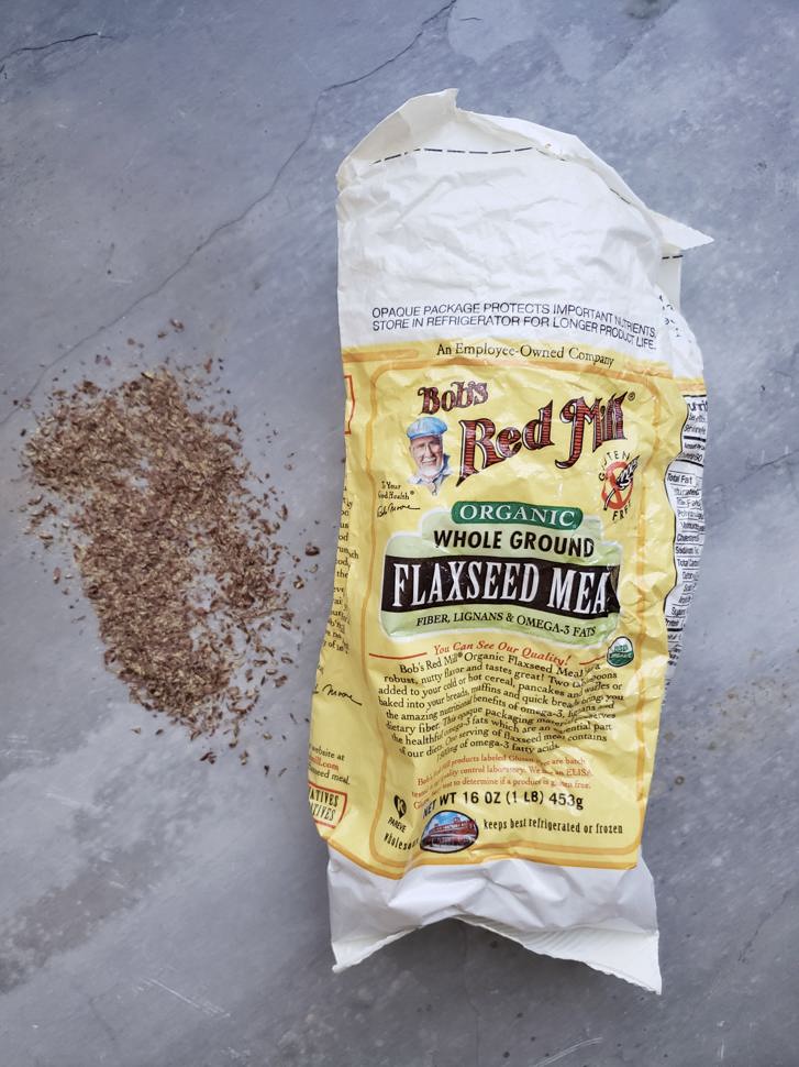 Flaxseed meal to use in egg-substitute recipe