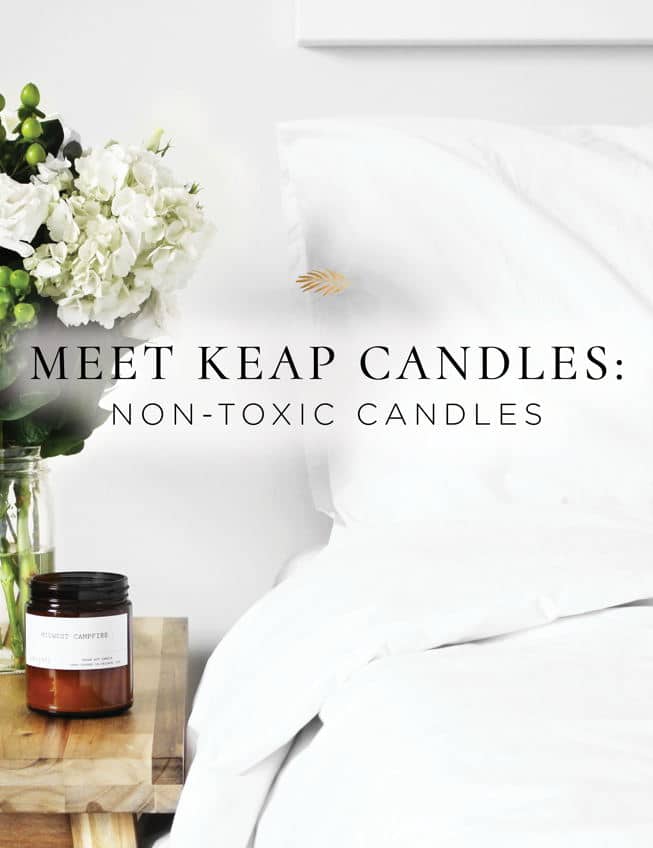 Keap non-toxic candles are made without toxins and are beautiful!