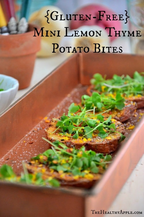 MiniLemon-Thyme Potato Bites