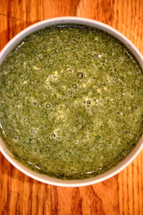 Minty Zucchini n' Strawberry Chilled Soup