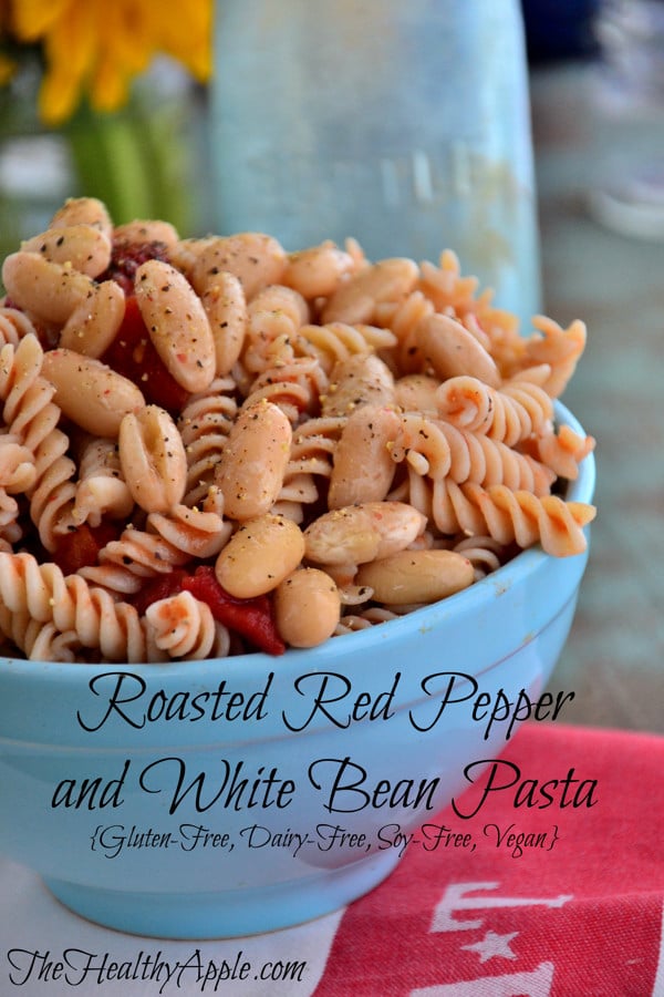 roasted-red-pepper-and-white-bean-pasta