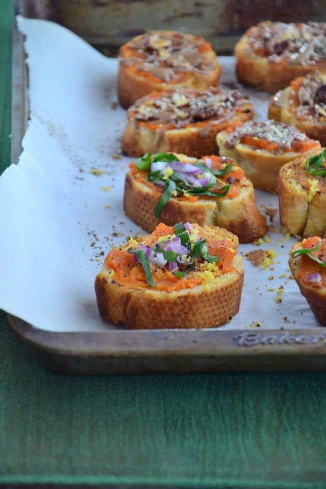 Sweet Potato Bruschetta